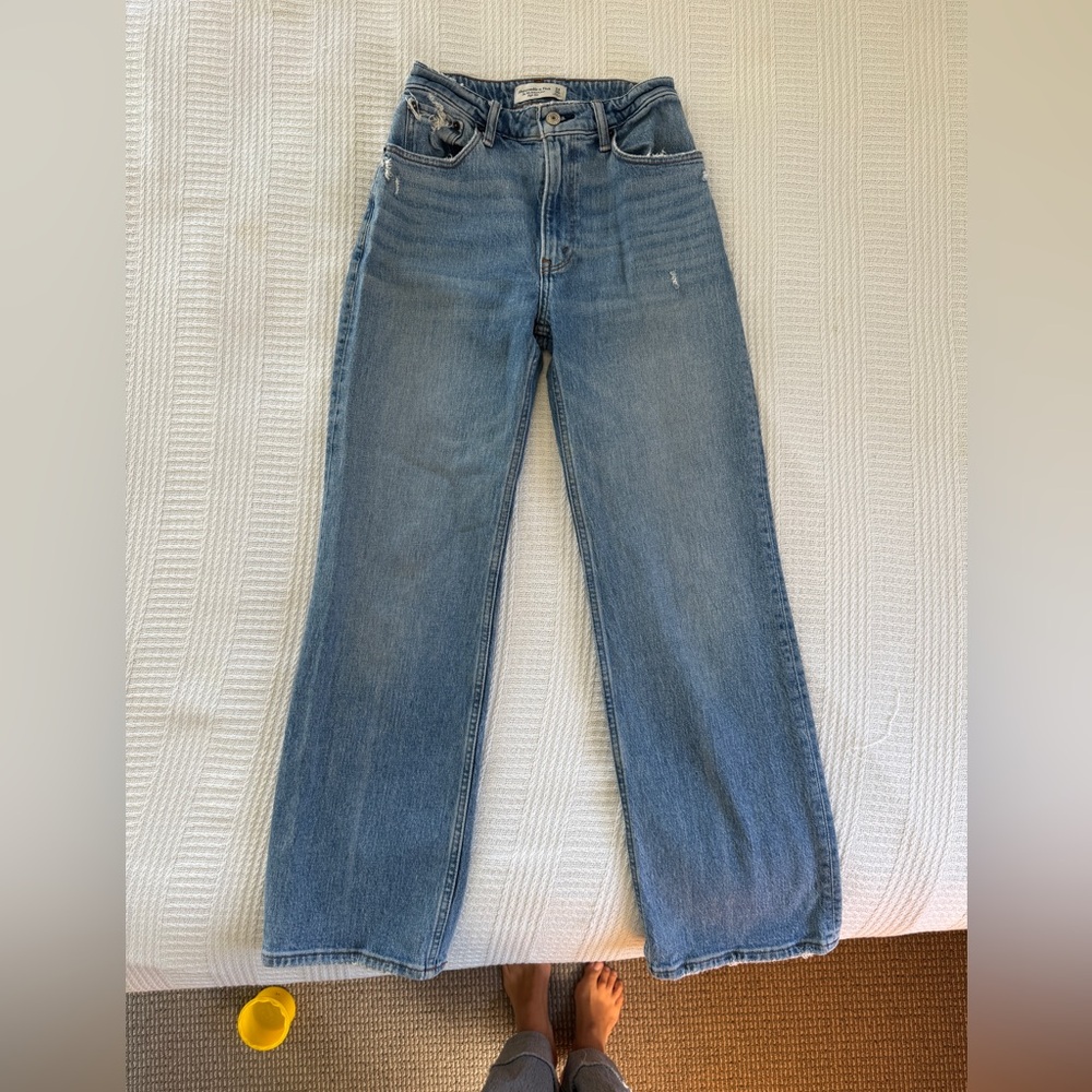 Abercrombie 90s relaxed high rise Jean, curve love